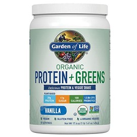 Garden of Life Organic Protein + Greens Shake Mix Vanilla - 17.4oz, pack of 1