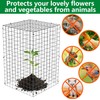 Adnee 7 Pack Wire Plant Protector with Cover-20x12x12 Inch Detachable