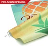 Anley Double Sided Premium Garden Flag, Cartoon Pineapple Welcome Spring