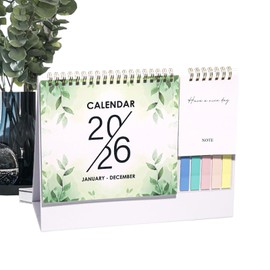 Calendar for Desk,2026 Desktop Calendar Jan-Dec Monthly | To-Do List 12 Months Agenda, Large Ruled Blocks Office Supplies for Women Teacher Planning Organizing