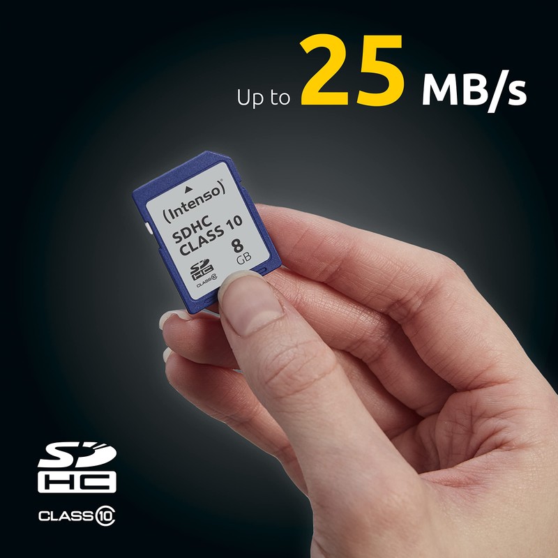 Intenso 3411460 8GB SD Memory Card