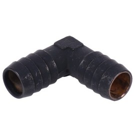 13mm (1/2") 90°; Schlauchverbinder - black matt