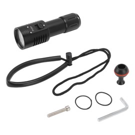 Diving Flashlight 5000LM 6 Light Modes Portable Underwater Flashlight Diving 100 Meters IPX8 Waterproof Aluminum Flashlight