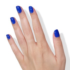 LONDONTOWN LONDONTOWN lakur Nail Polish - Chip-Resistant, Non-Toxic, Conditions & Hydrates Nails | Glossy Electric Blue, Iconic, .40 fl oz