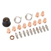 24 Pieces Plasma Cutter Tip Electrode Set IPT40 Tip Electrode