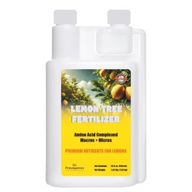 Prevegenics Lemon Tree Fertilizer | (32 fl. oz.) | Easy to Use Liquid Fertilizer for Lemons and Citrus Trees | Liquid Plant Food | Contains Amino Acid Complexed Macronutrients & Micronutrients
