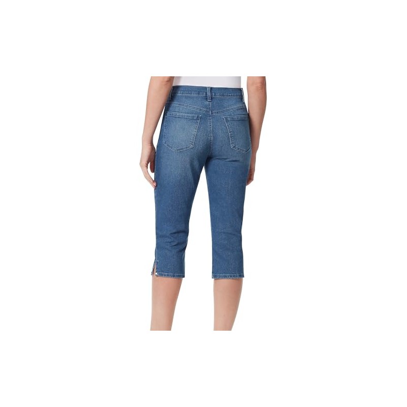 Nine West Women's Amanda Capri Jean, Frisco-Rivets, 10 Short