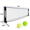 Portable Badminton Net Set - for Tennis, Soccer Tennis, Pickleball,