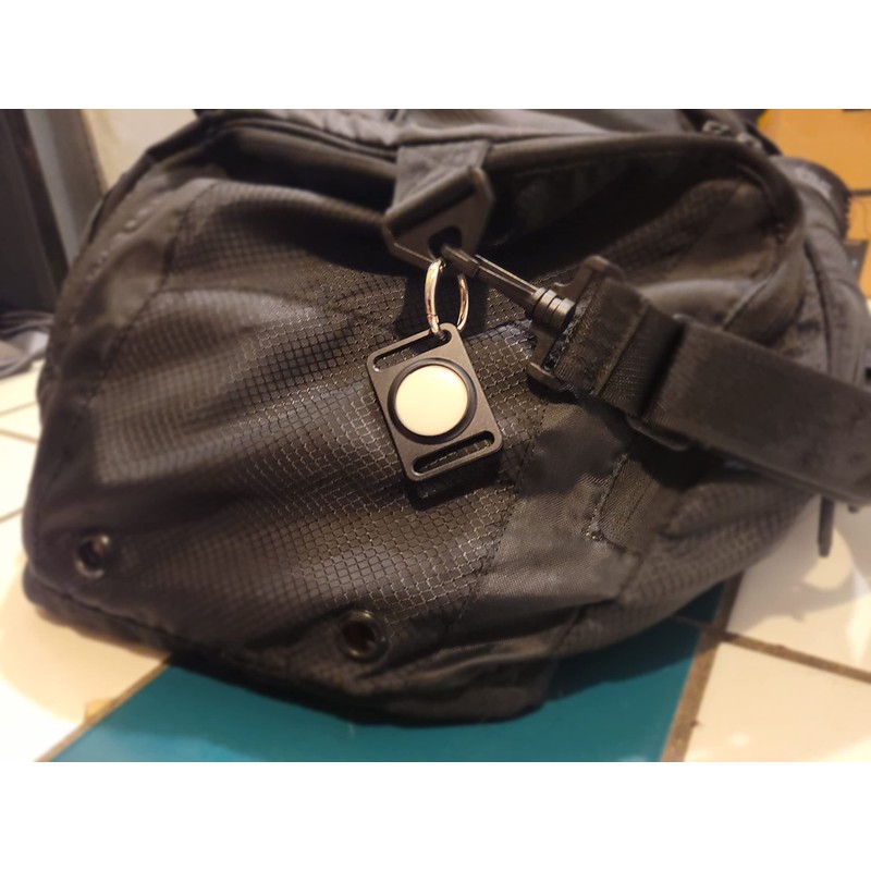 Aluminum 2 Piece Airtag Case (Black)