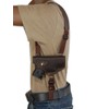 Barsony Brown Leather Shoulder Holster for HK USP Compact 357