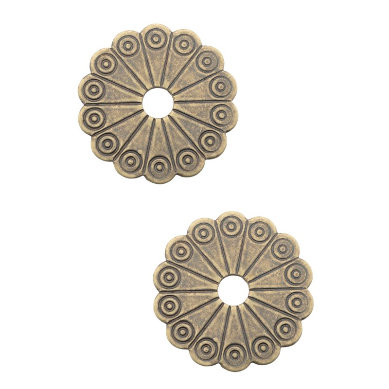 DGHAOP 10PCS Brass Decorative Washers Furniture Decorative Fittings Suitable for