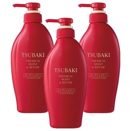 Tsubaki Premium Moist & Repair Conditioner Camellia, 450ml, 3 pcs / 츠바키 프리미엄 모이스트 & 리페어 컨디셔너 까멜리아, 450ml, 3개