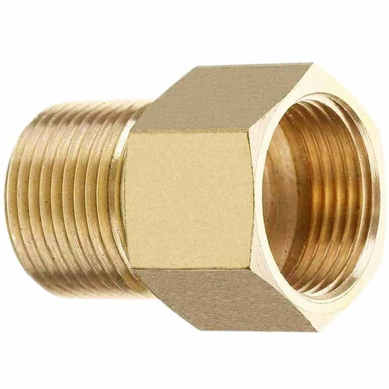 Brass High Pressure Washer Coupler, Metric M22 15mm Male to