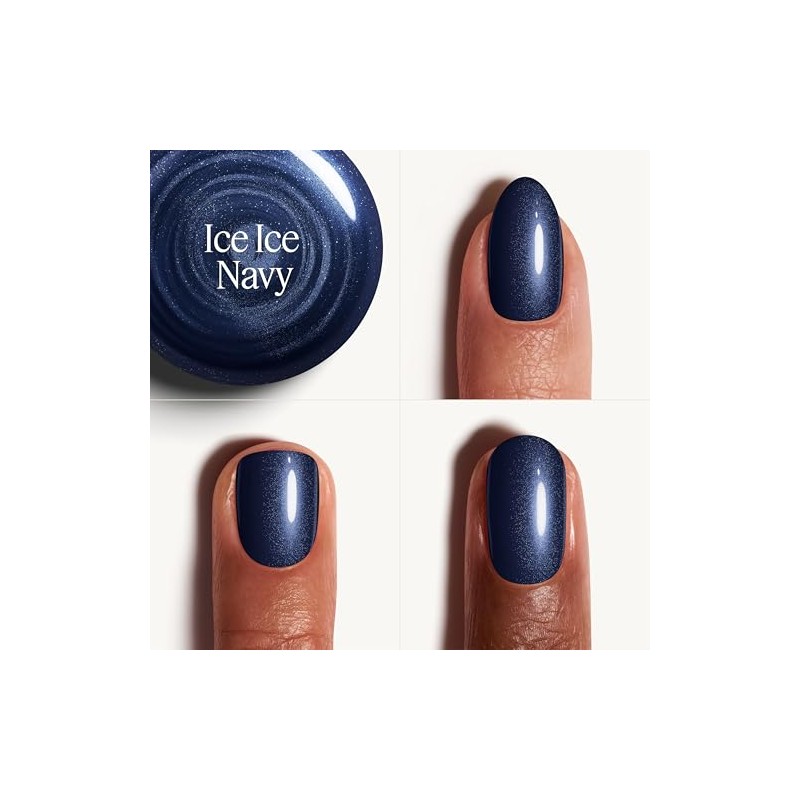 Gel by essie Longwear Nail Polish, Metallic Blue, Ice Ice