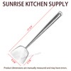Sunrise Kitchen Supply All Stainless Steel Wok Shovel #2