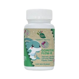 Kidz blen Gomitas Flow-B, Suplemento Alimenticio para Niños, 30 Piezas, Flores de Bach, Impatiens, Genciana y Aspen