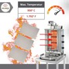 GOLDMAN SERVICE Gyros Kebab Burner Grill 230x150mm High Temperature Burner