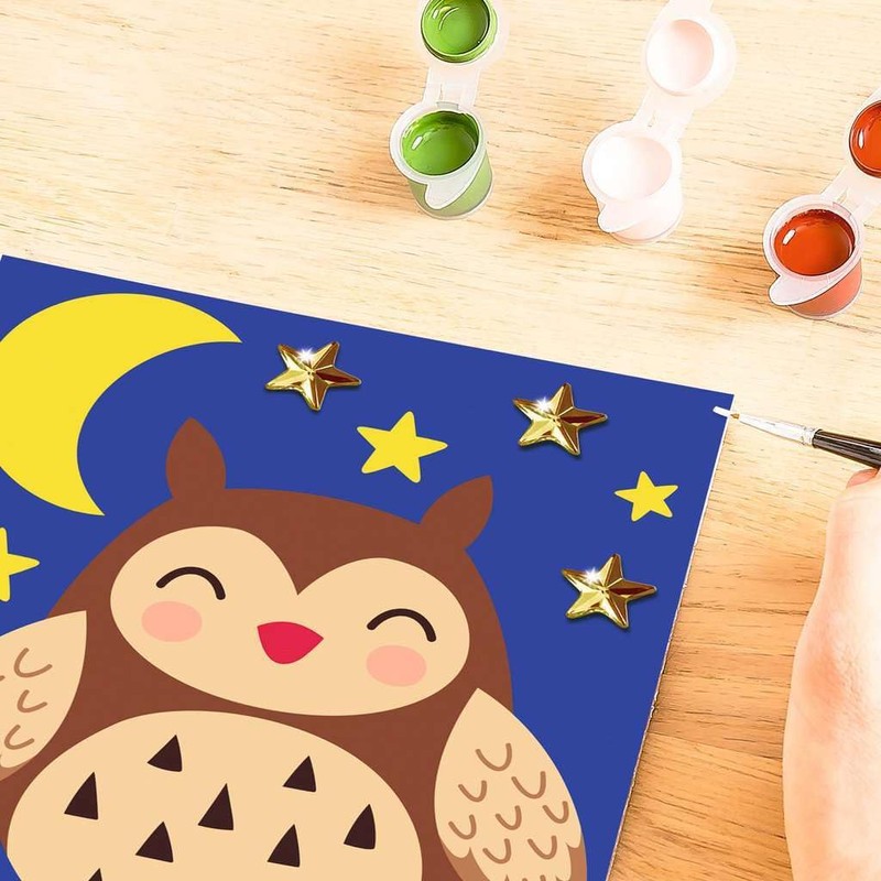 Ravensburger 23635 Painting by Numbers Cute Owl-Children from 7 Years,