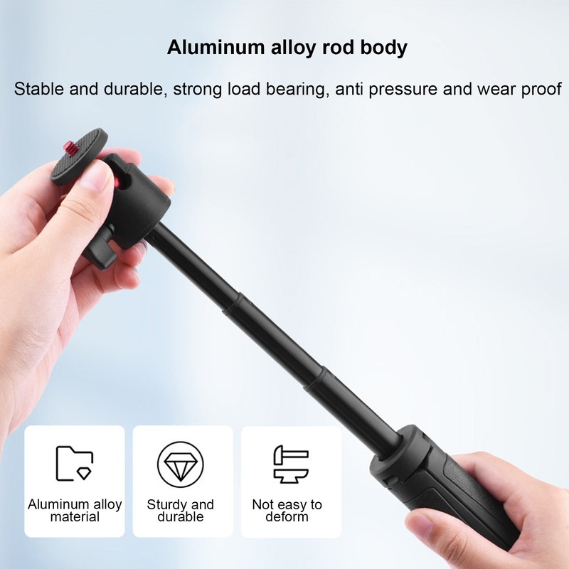 Camera Extension Pole Tripod Aluminum 360 Degree Rotation Extendable 1/4