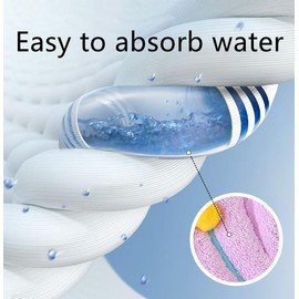 SJTJSPX Set of 2 Hand Towels Kitchen Bathroom Towel Panda Children's Towel Face Towels Set Hanging Quick Drying Soft Towel