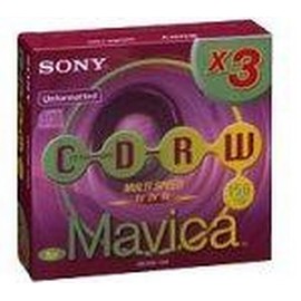 Sony 8cm CD-RW 3-Pack, 3MCRW-156A