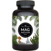 Magnesium capsules - 365 pieces (1 year) 664 mg per capsule, of which 400 mg elementary (pure) magnesium - higher content than magnesium citrate. Laboratory tested, high dose. Vegan, Made in Germany.