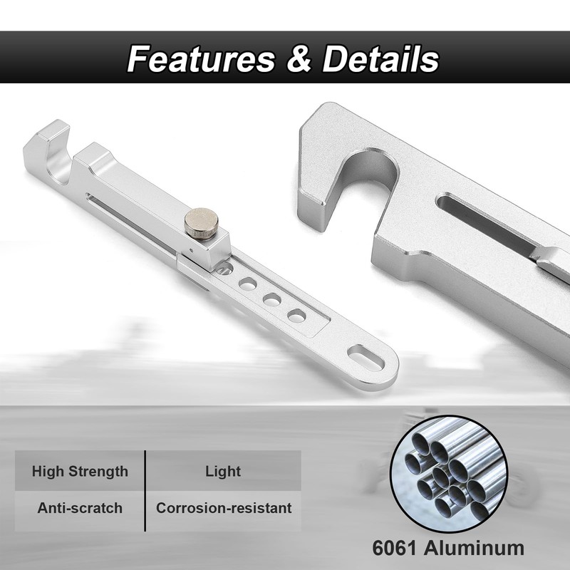 2PCS UTV Adjustable Cool Door Latch Aluminum Compatible with Polaris