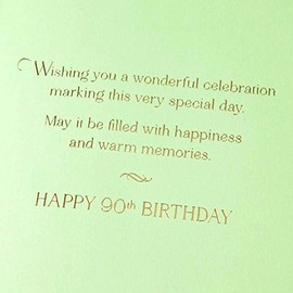 Papyrus 90th Birthday Card (Warm Memories)
