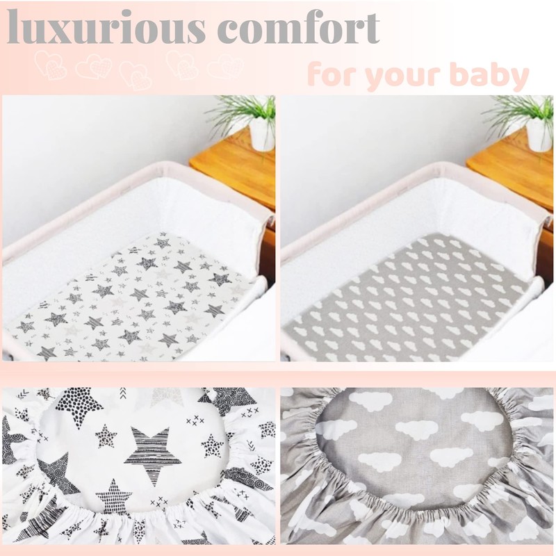 Next to Me Crib Sheets - 3pc Crib Sheets Set
