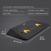 SucceBuy 3-Inch Rubber Threshold Ramp, 35.5 x 18 In Non-Slip