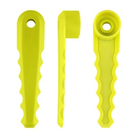 FourShow 20Pcs AC052N1FB Serrated Blade Replacement Compatible with Ryobi 2-in-1 Fixed Line and Bladed Head AC052N1, Accessories for Ryobi 18V 2-in-1 Pivoting Auto Feed String Trimmer