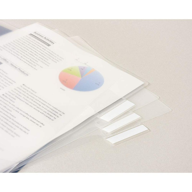 Nakabayashi Matmel Side Index Holder, Pack of 5, A4 CH7034C,