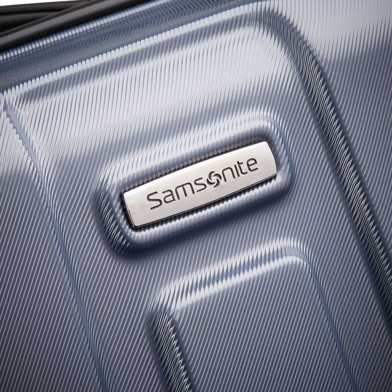Samsonite Centric Hardside Expandable Luggage with Spinner Wheels, Blue Slate,