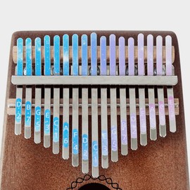 ibasenice Kalimba Stickers - 4PCS Kalimba Piano Sticker Finger Thumb Percussion Stickers Kalimba Sticker Notes Lyre Harp Stickers