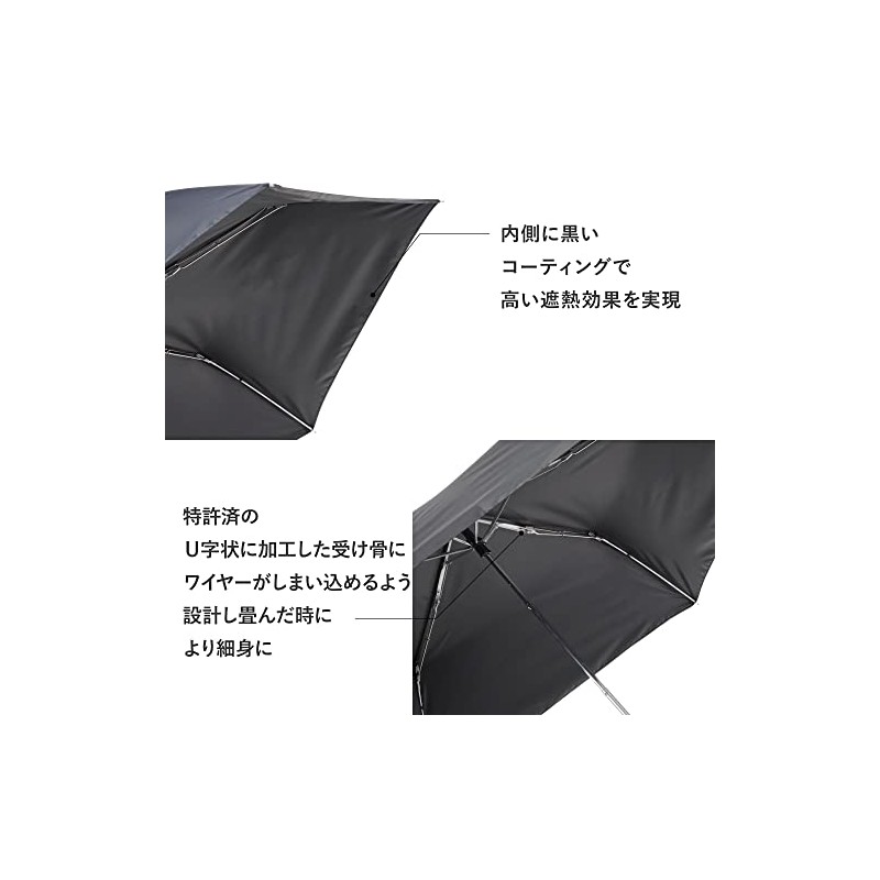 Waterfront Folding Umbrella, Parasol and Rain Umbrella Combo, Pocket Flat