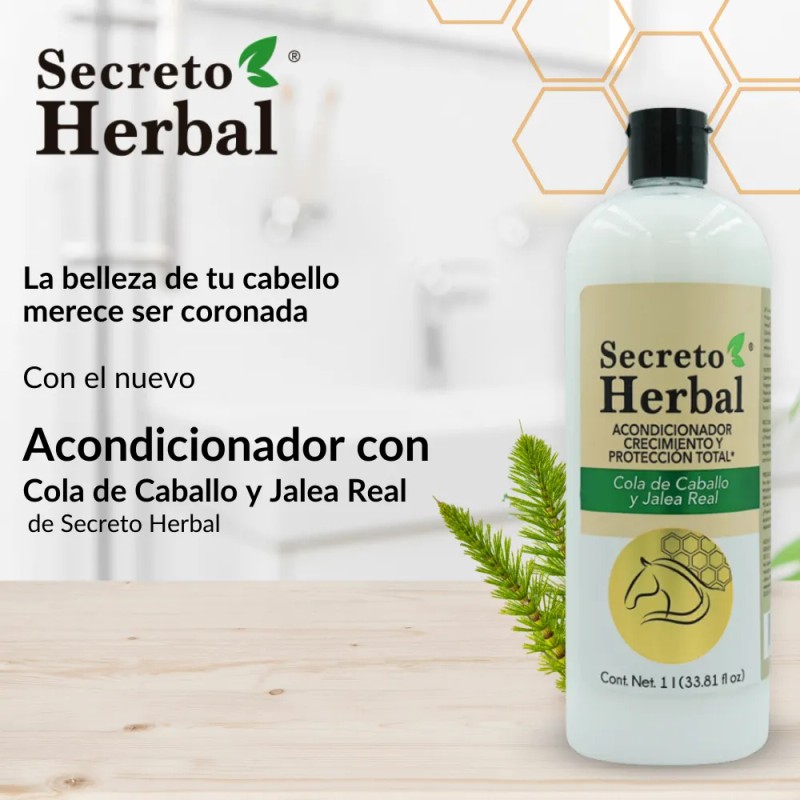 Kit Shampoo Anticada Y Acondicionador Secreto Herbal 1l