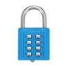 sourcing map Combination Padlock, 8-Digit Push Button Padlock 4-Position Locking