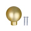 Journ Home Co. Set of 6 Timeless Brushed Gold Ball