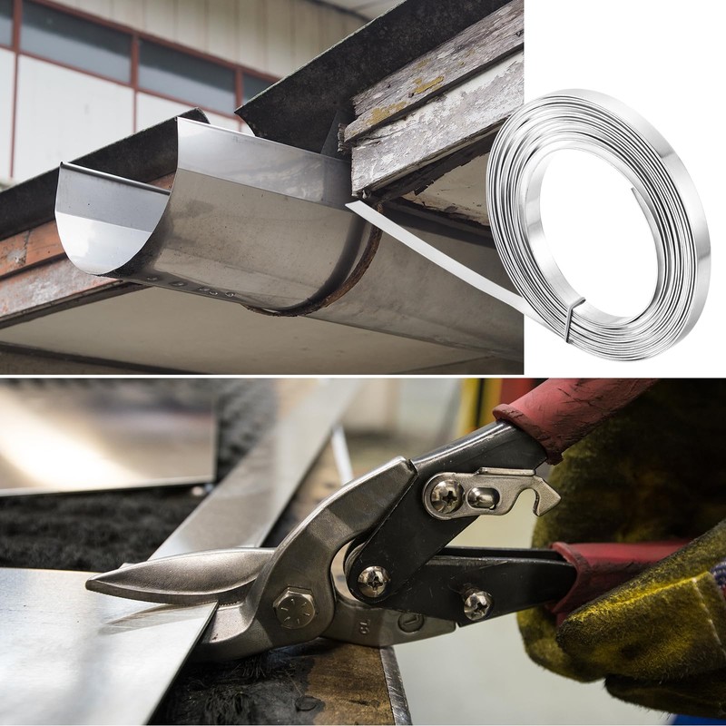 uxcell Aluminum Metal Roll, 5000mm x 10mm x 1mm Thickness