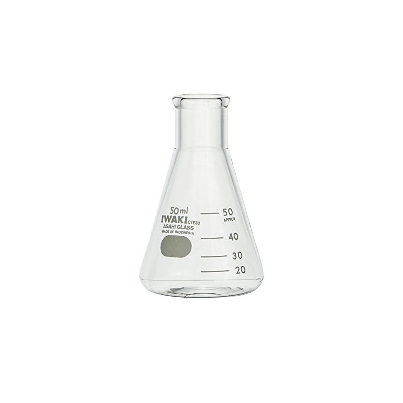 IWAKI 4980FK50 Triangular Flask, 1.7 fl oz (50 ml)