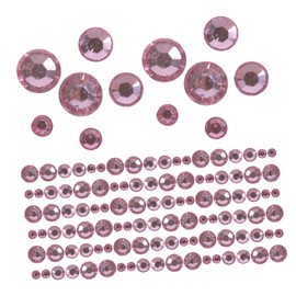 NUOBESTY Rhinestones for Bedazzling Flatback Rhinestone Nail Gems Crystal Nail Art Mini Gems Bulk Pack