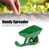 EVTSCAN Garden Handheld Seed Spreader, 1.5L Capacity, 5 Gear Adjustable,