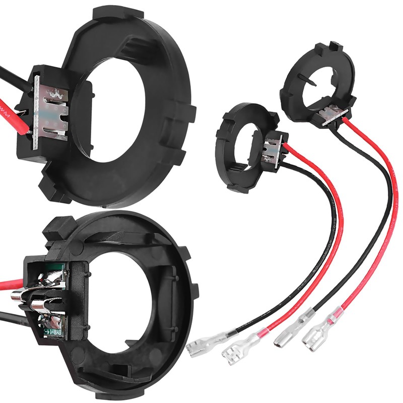 H7 Adapter + H7 Holder 1 Pair Headlight Lamp Adapter