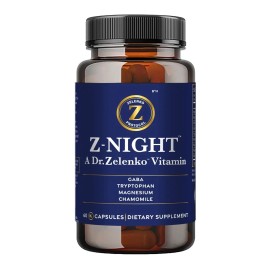 Z-Night de Z-Labs, suplemento de ayuda para dormir, vitamina Kosher A Dr. Zelenko