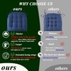 FlyGulls Extra Large Rocking Chair Cushion with Thick Padding High