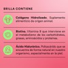 WU Nutrition® BRILLA | Colágeno Hidrolizado, Ácido Hialurónico, Biotina, Zinc,