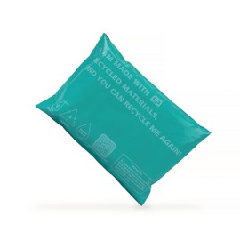 Owlpack Eco Friendly 2 MIL Teal Recycled Mailers (6" x 9", pack of 100)