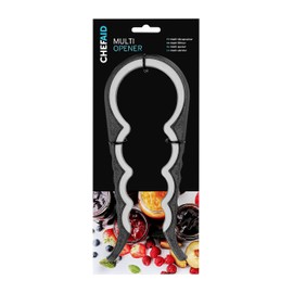 Chef Aid Easy Grip Multi-Opener, Gives Extra Support Opening Jars, Bottles and Ring Pull Cans, Anti-Slip Design and and Ideal Tool for Giving Extra Support for Low Grip