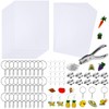 Ainiv 181 PCS Heat Shrink Plastic Sheets Pack, Shrinky Art