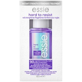 Essie Nagelhärter hard to resist mit violettem Unterton zur optischen Aufhellung und Stärkung von Nägeln mit Gelbstich ohne Formaldehyde, 135,5ml